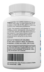 Alpha Labs men's dietary supplement capsules – close-up