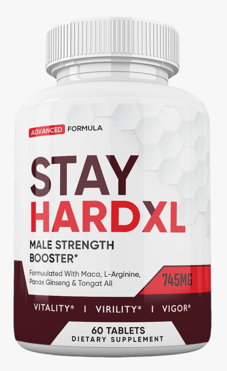 Zonata Stay Hard XL bottle front view supports daily energy and vitality.