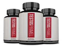 Zonata Testos Primel bottle front showing three-month supply for sustained daily use