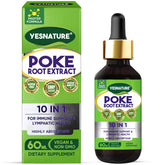 Product front view of Zooawa Poke Root Drops bottle (2 oz)