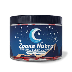 Zoone Nutra Lulla-Bites sleep aid gummies bottle on a white background