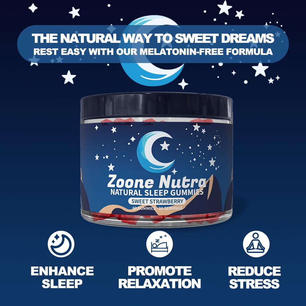 Close-up of strawberry-flavored Lulla-Bites gummies