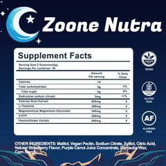 Vegan and gluten-free indicators on Lulla-Bites packaging