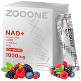 Zooone NAD+ supplement bottle on a white background