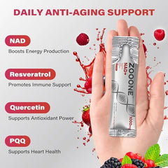 Illustration showing cellular energy boost from NAD+