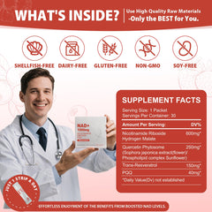 ZOROAHER NAD+ liquid supplement bottle