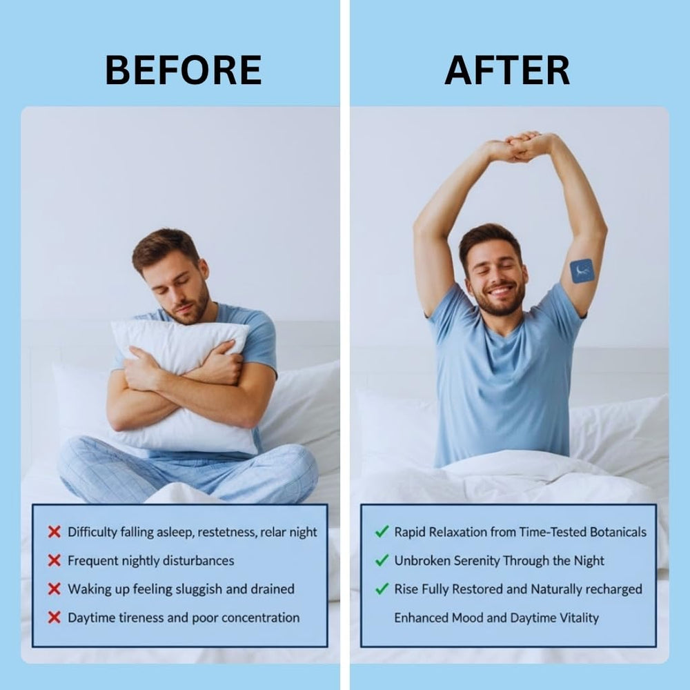 Travel-friendly sleep patches for discreet use while on the go