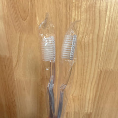 Individually wrapped toothbrushes suitable for hotels, Airbnb, care packages