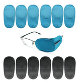 ZUROLEE Eye Patches Pack of 12 in black and blue colors