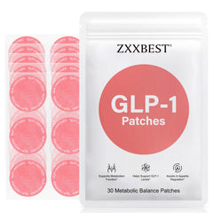 Front view of ZXXBEST GLP-1 Patches packaging
