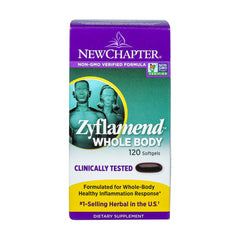 New Chapter Zyflamend Whole Body 120ct bottle side view