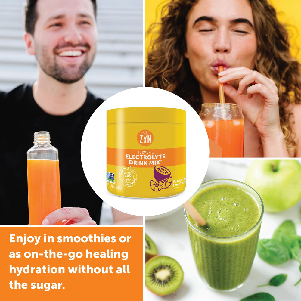 ZYN electrolyte hydration drink mix scoop for easy, quick serving