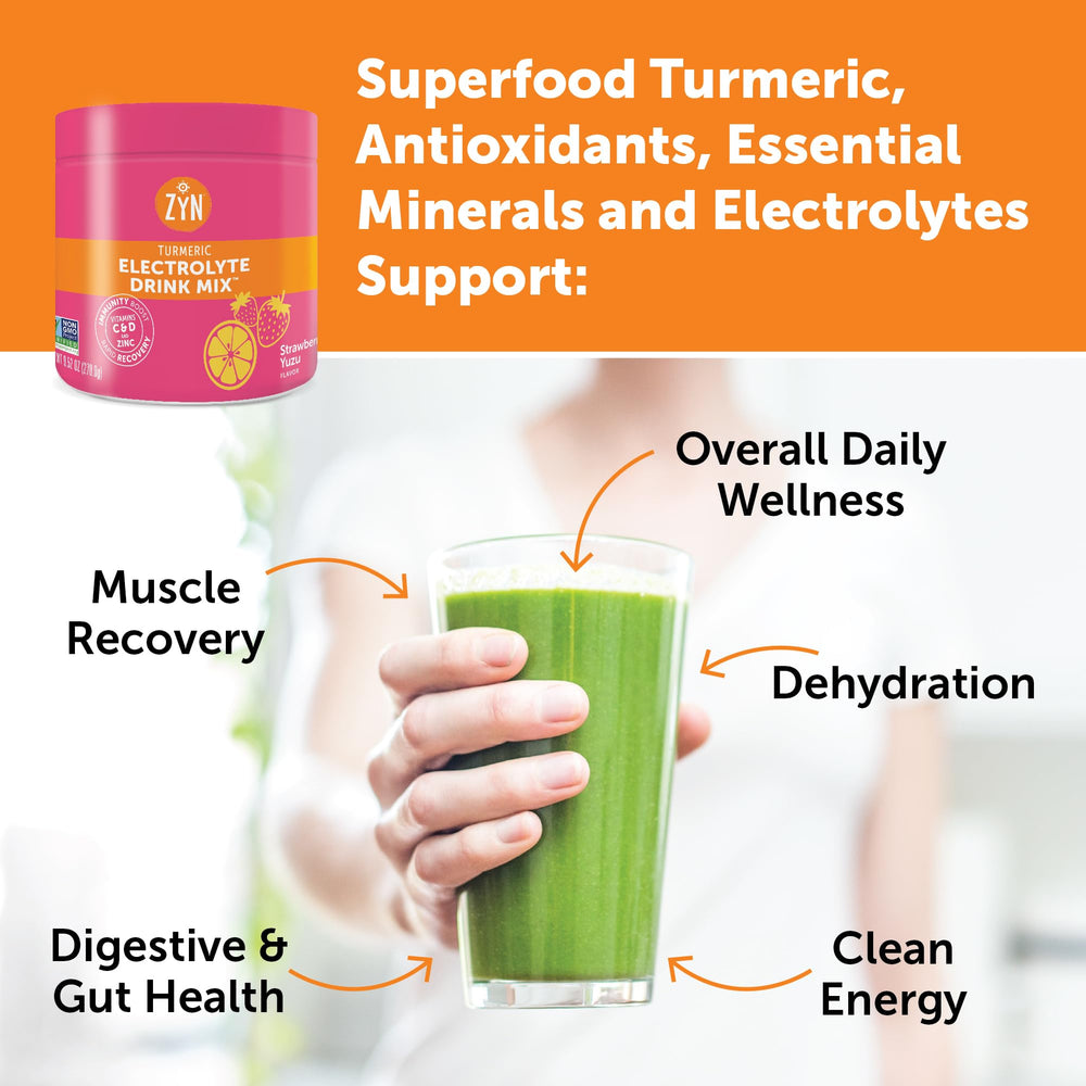 ZYN Turmeric Curcumin 200mg image highlights flavorful addition for active days.