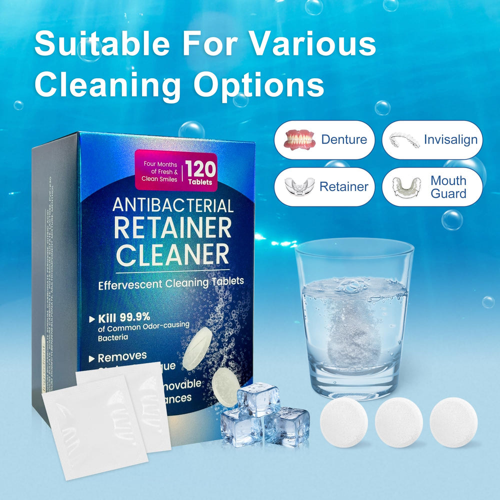 Dentures cleaning with Zyntieu tablets