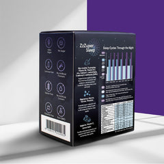 Serving of ZzZuper Sleep powder mixed in lukewarm water