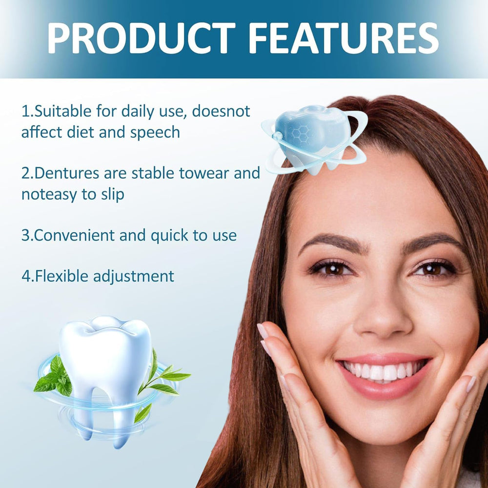 Natural-looking veneers blending with real teeth