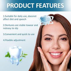 Natural-looking veneers blending with real teeth