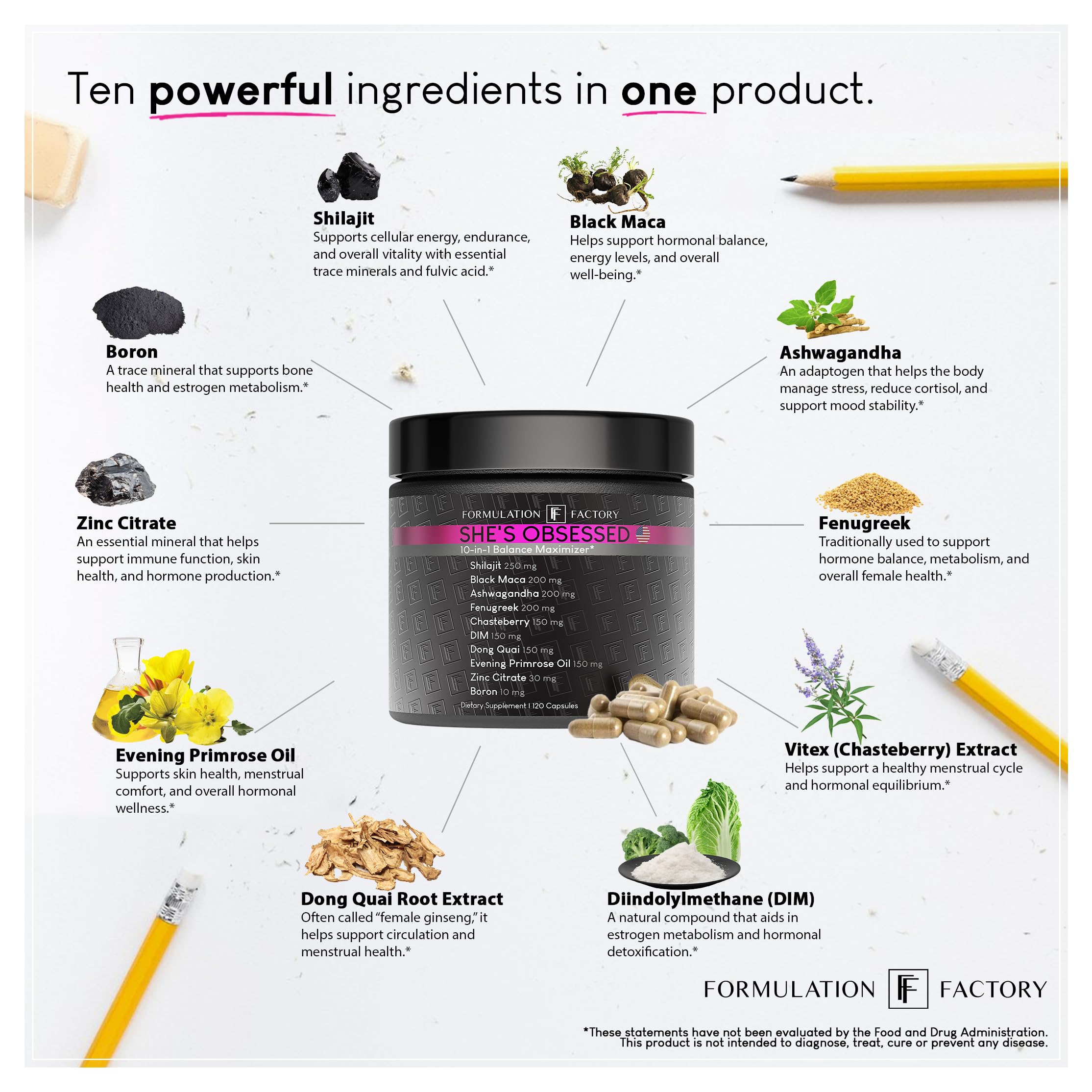Promotional banner for 10-in-1 Hormone Balance Maximizer