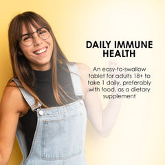 100 million CFU probiotic per tablet illustration