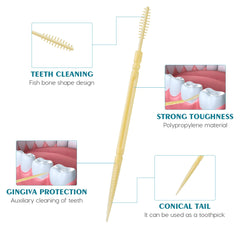Close-up of interdental toothpicks
