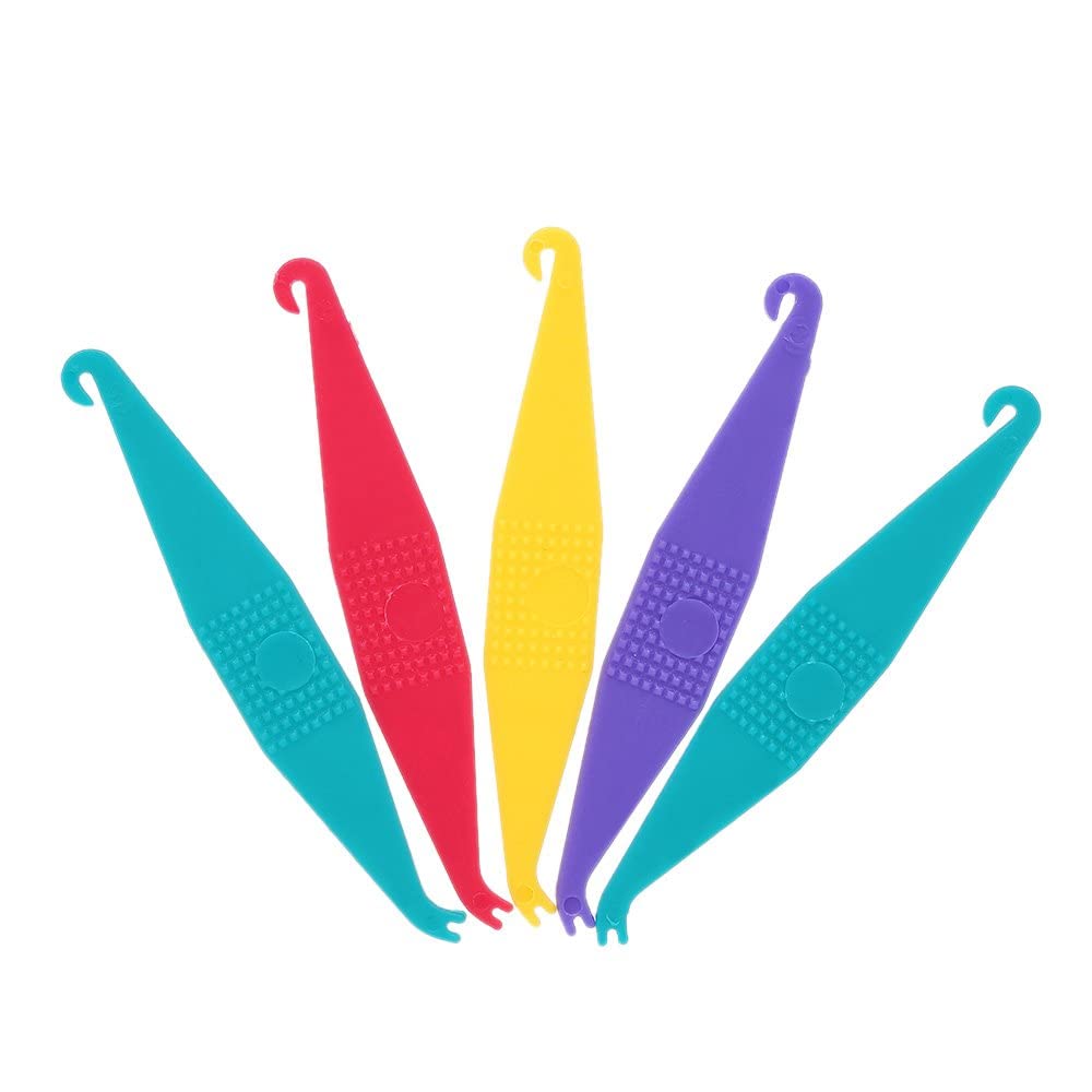 Disposable plastic ligature ties for braces