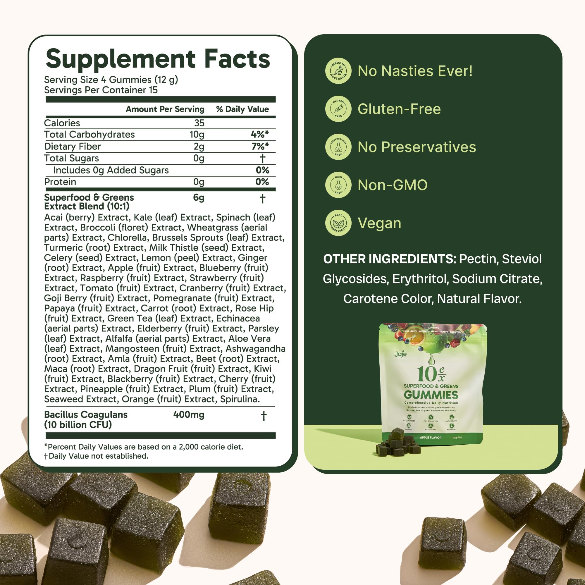 Natural ingredients and whole foods imagery