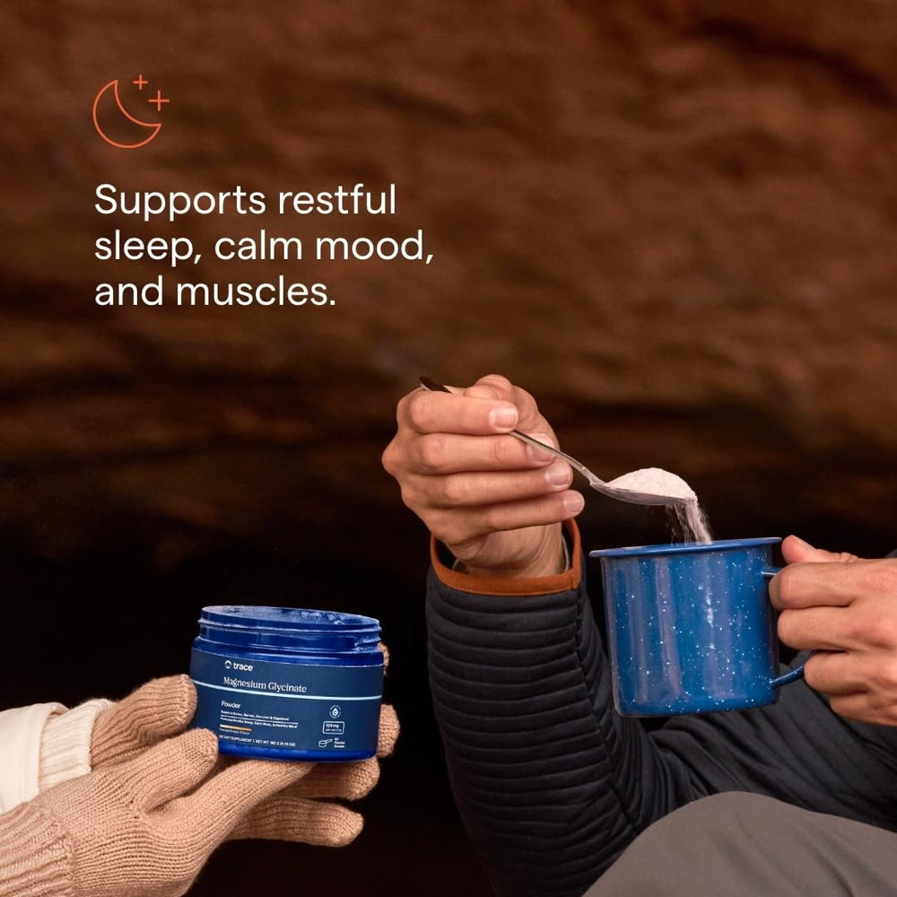 Scoop showing 120 mg magnesium per serving