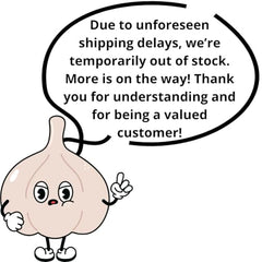 Close-up of odorless garlic tablets highlighting organic ingredients