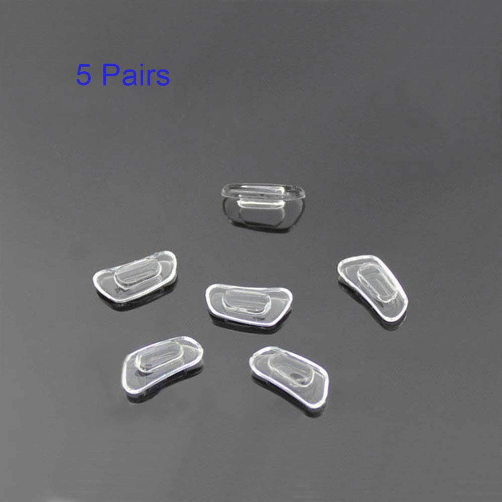 Replacement nose pads for eyeglasses and sunglasses