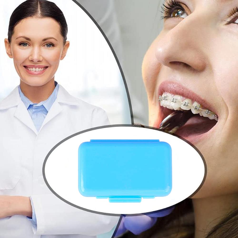 Using orthodontic wax on braces to ease irritation