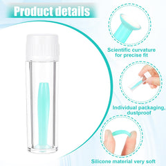 Full set shown in compact bottle for portability