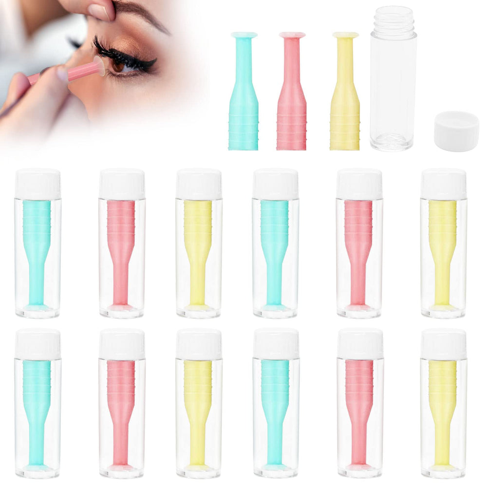 Pink 12-piece soft contact lens remover tool