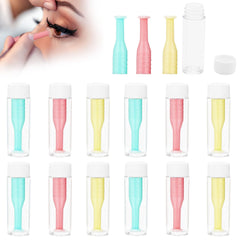 Pink 12-piece soft contact lens remover tool