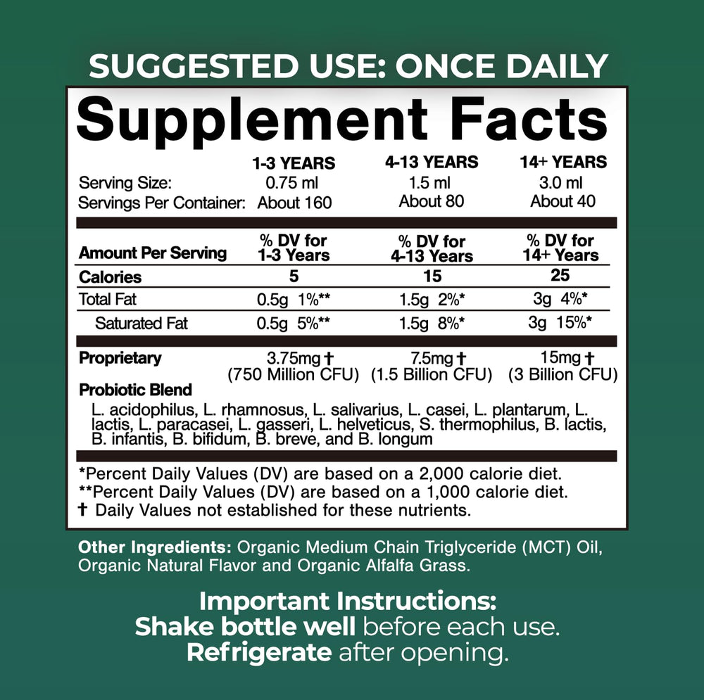Graphic showing 15 clinically studied probiotic strains