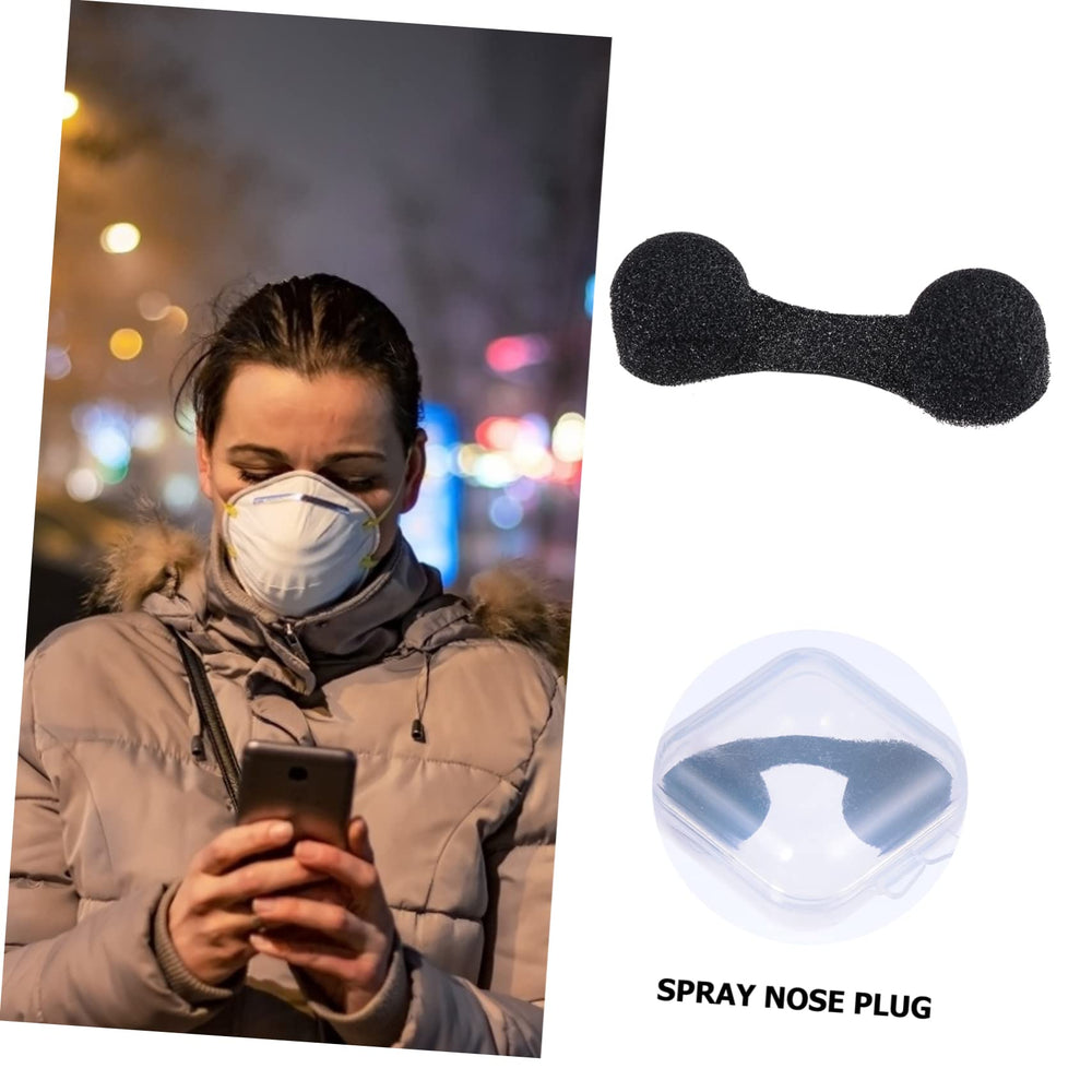 Multi-use nose plugs for spray tanning and makeup application