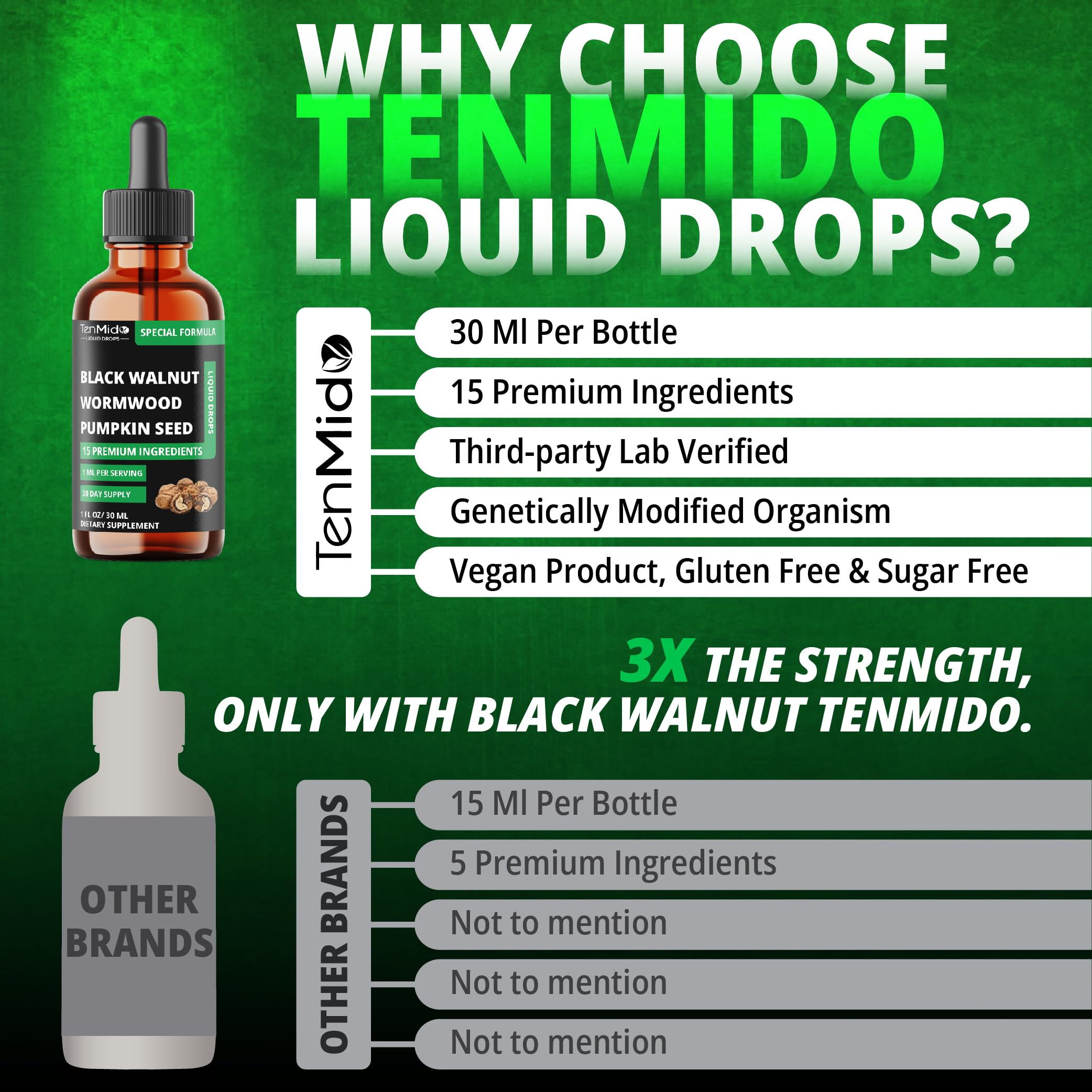 Shilajit included in the 15in1 Black Walnut Liquid Drops