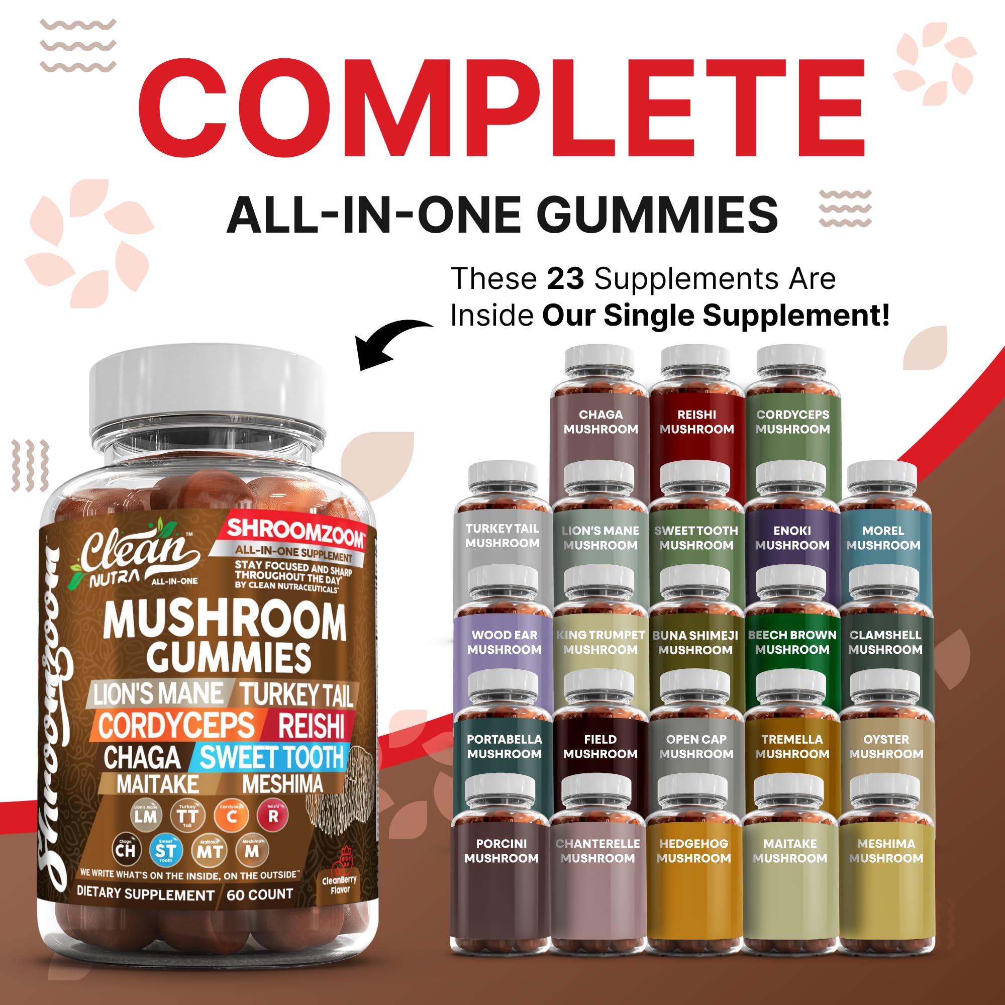 Chaga mushroom gummy image