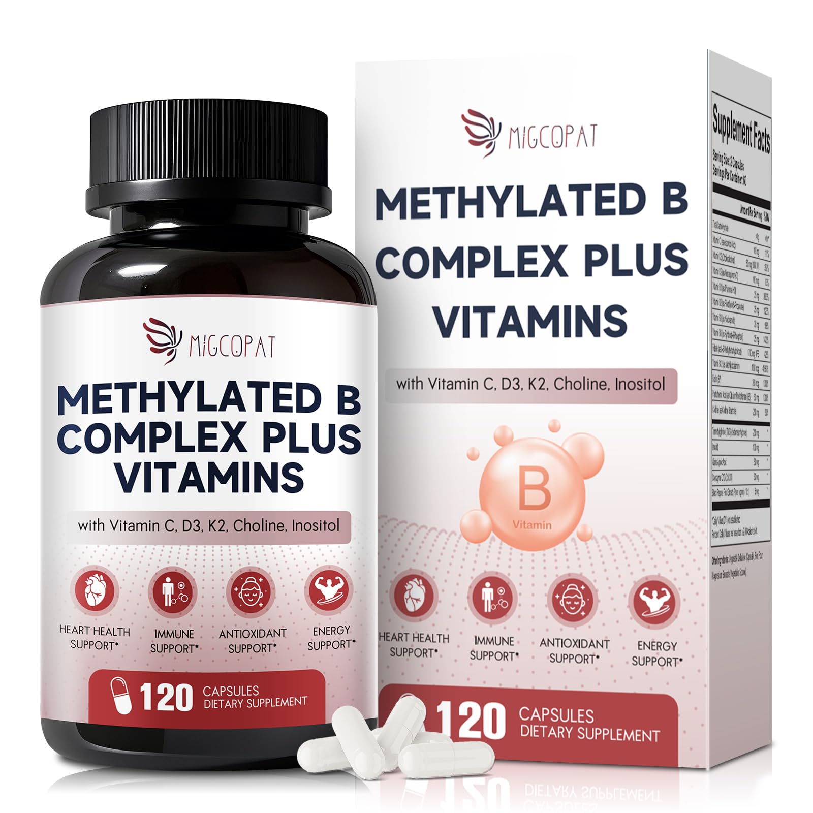 Bottle of 16-in-1 Methylated Multivitamin Plus capsules