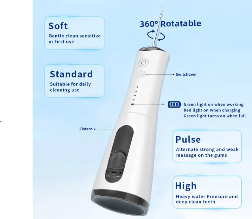 1600 pulses per minute cleaning action