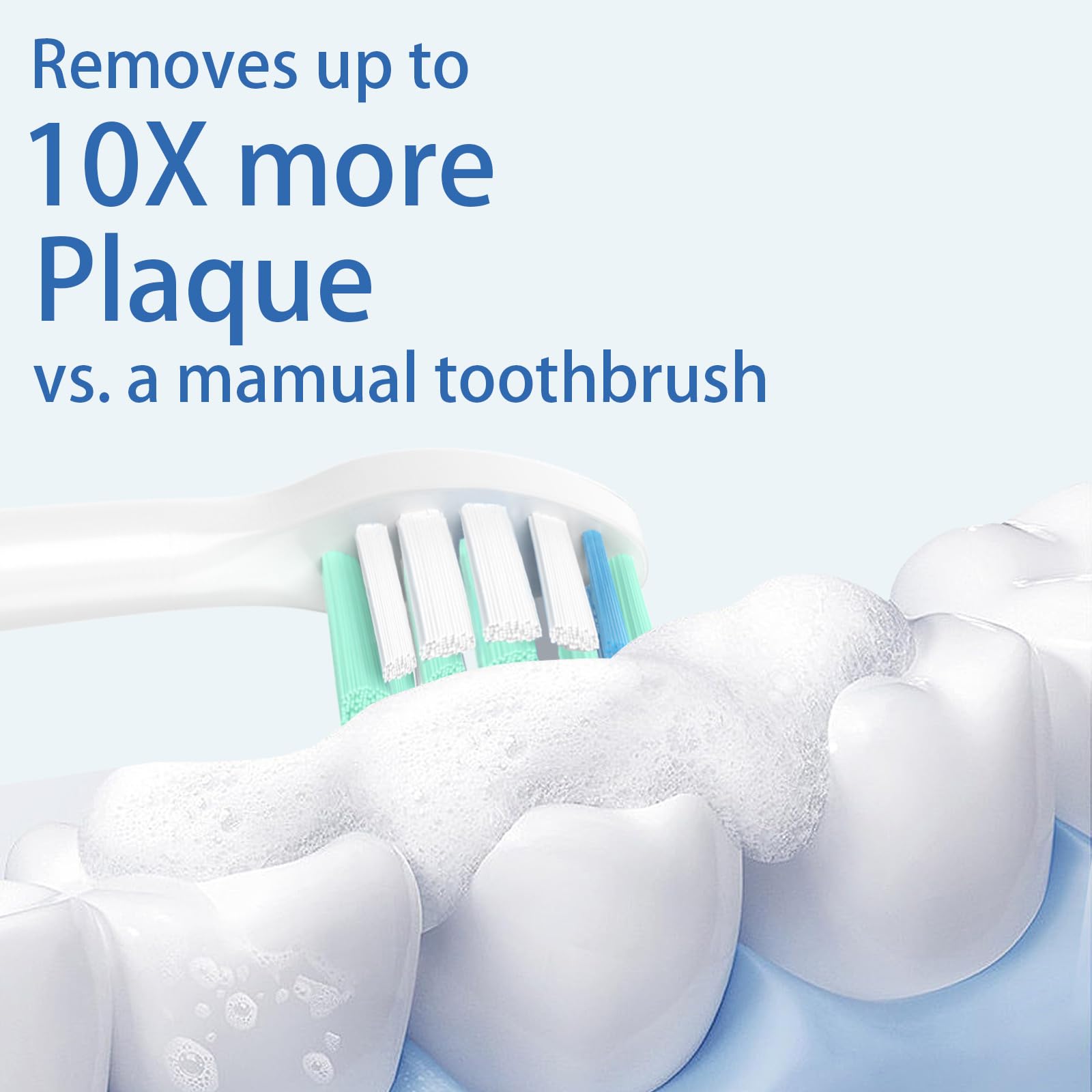 18-pack replacement heads provide long-term savings and reduce waste