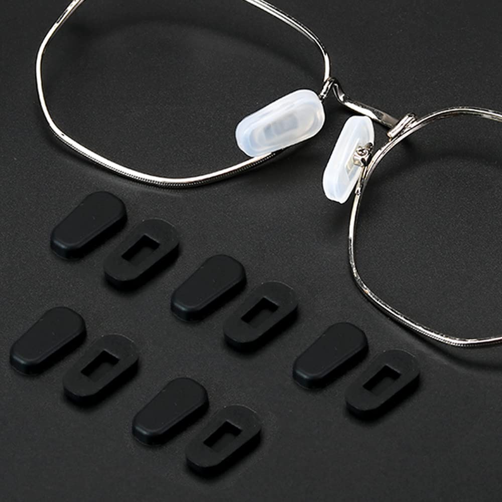 18 pairs of silicone nose pad covers for eyeglasses