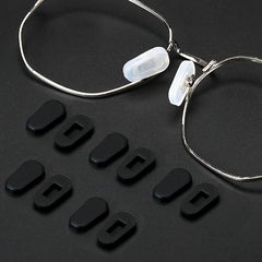 18 pairs of silicone nose pad covers for eyeglasses