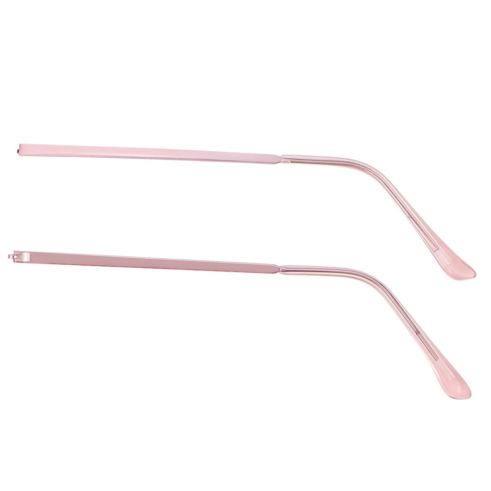 Front view of universal metal replacement arms for glasses