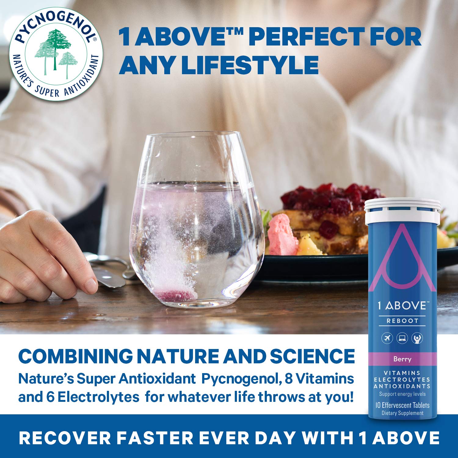 1ABOVE Small Packaging Travel-Ready design fits in luggage