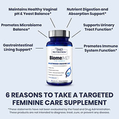 Front view of BiomeMD Probiotics for Women box and bottle