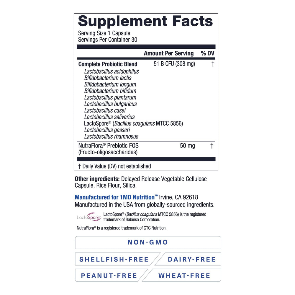 3-pack packaging of 1MD Complete Probiotics Platinum