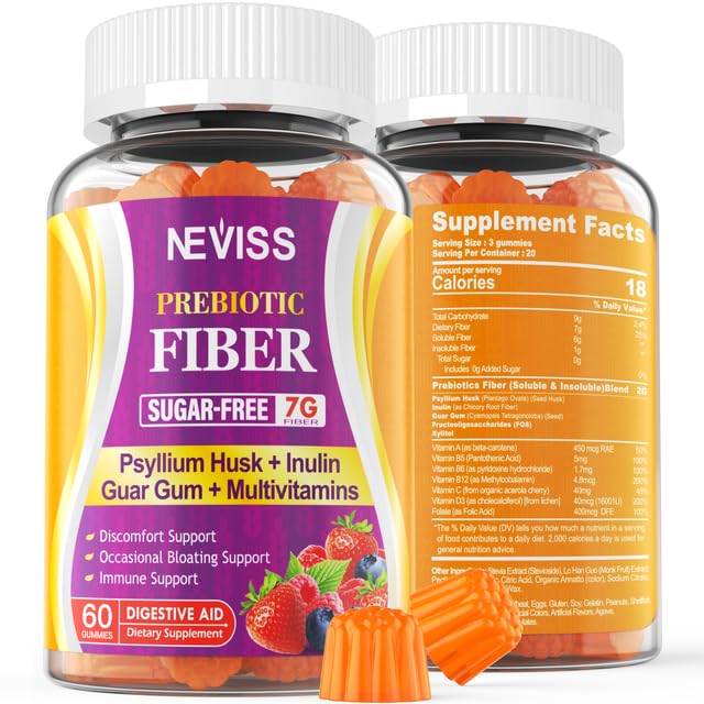 Product shot of 1Pack Fiber Gummies for Adults packaging