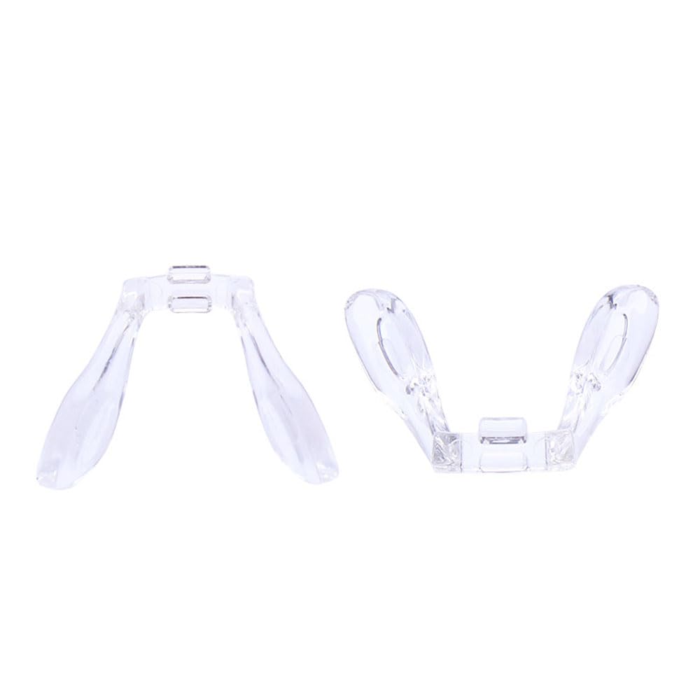 Nose pads for child glasses frame – silicone and plastic – front view