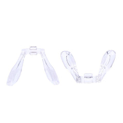Nose pads for child glasses frame – silicone and plastic – front view