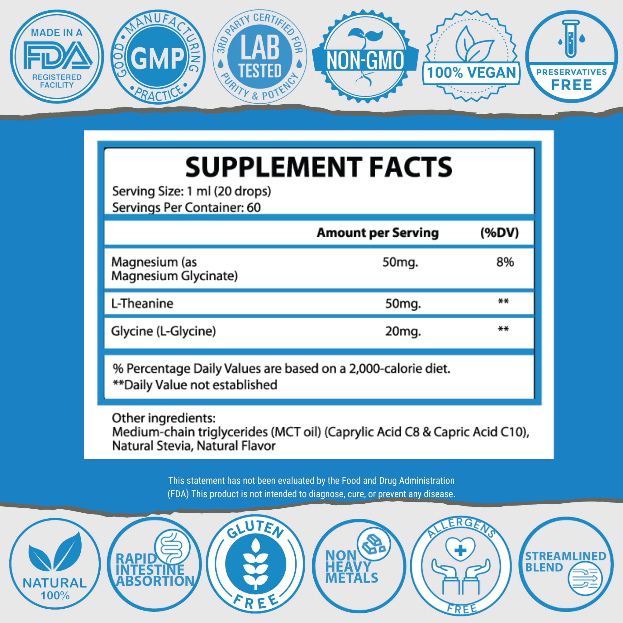 1Q Relax ingredients list